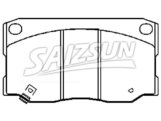 тормозная кладка Brake Pad Set:58101-45A00