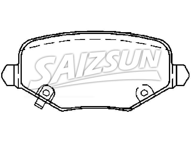 тормозная кладка Brake Pad Set:68192439AB