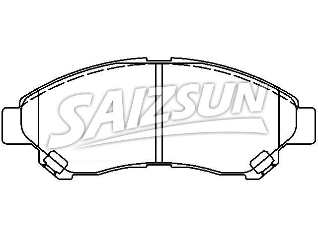 тормозная кладка Brake Pad Set:04465-BZ130