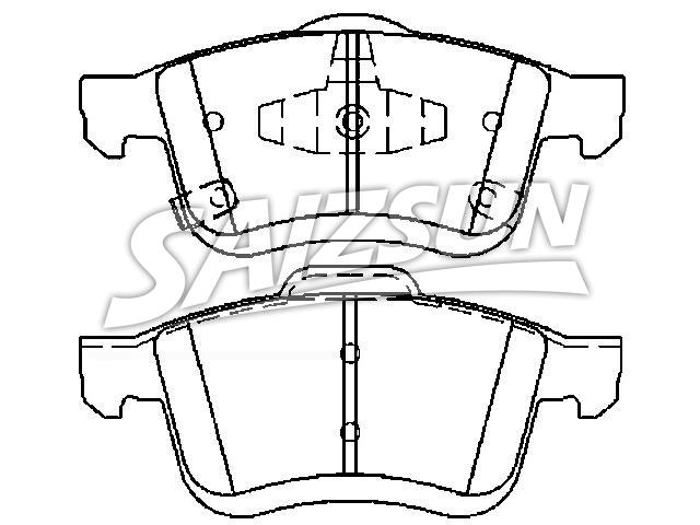 тормозная кладка Brake Pad Set:68211488AA