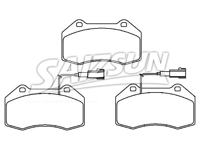 тормозная кладка Brake Pad Set:77365672