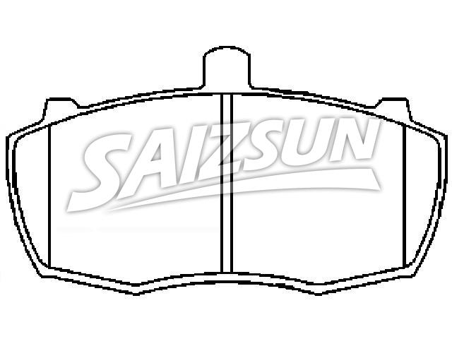тормозная кладка Brake Pad Set:D1603-8817