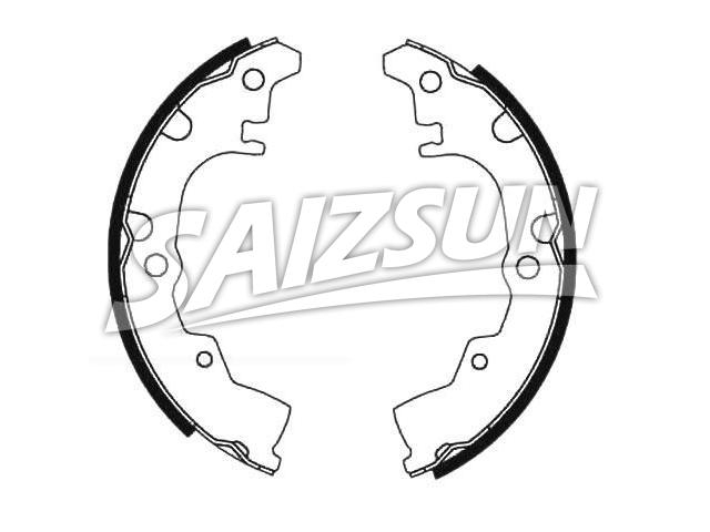 刹车蹄片 Brake Shoe Set:04495-87703