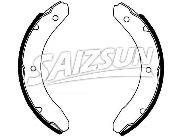刹车蹄片 Brake Shoe Set:04494-25011