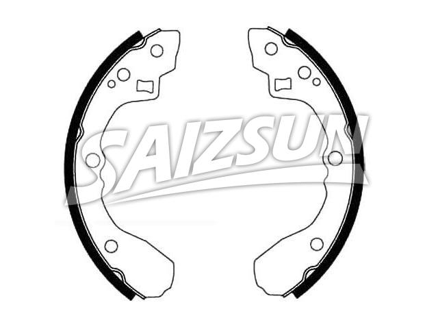 刹车蹄片 Brake Shoe Set:G030-26-310