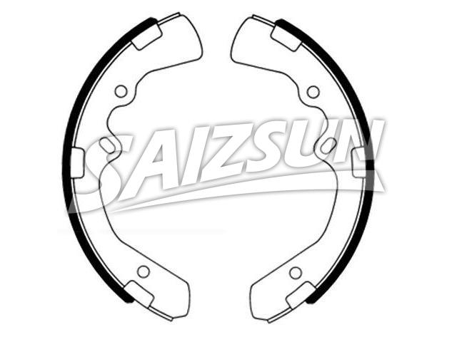 刹车蹄片 Brake Shoe Set:K3363