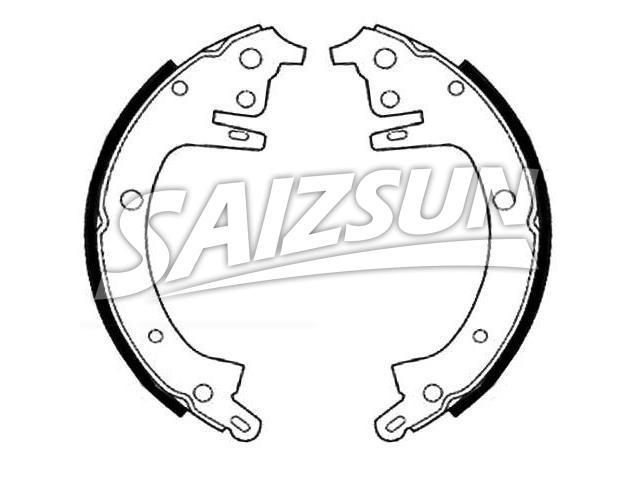 刹车蹄片 Brake Shoe Set:5-87100-032-0