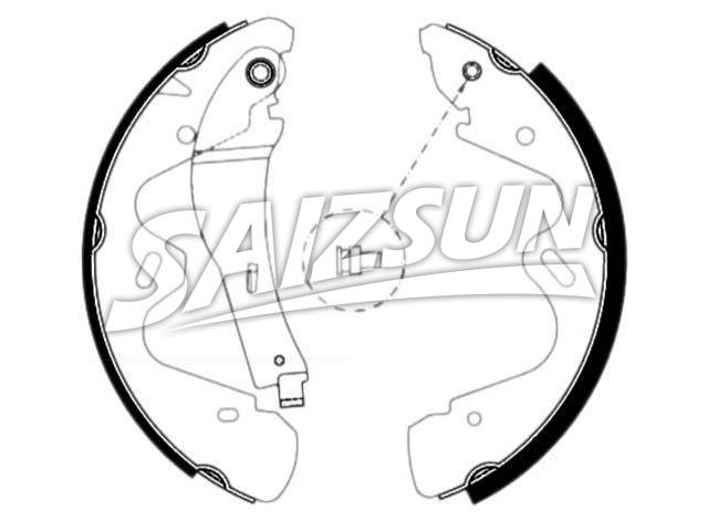 Zapata de freno Brake Shoe Set:44060-0X825