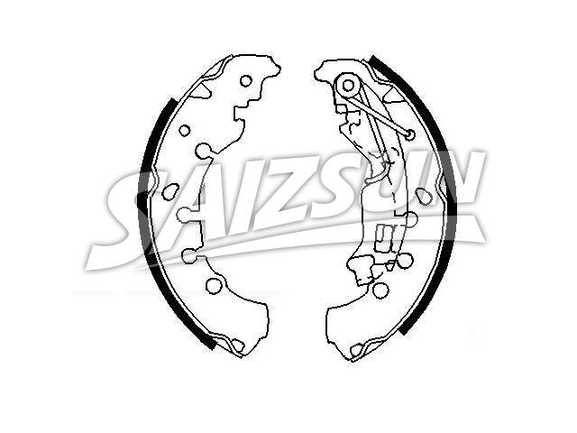 Zapata de freno Brake Shoe Set:77363855