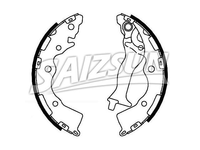 Zapata de freno Brake Shoe Set:58305-1GA00