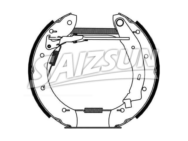 Brake Shoe Set Brake Shoe Set:60 25 370 302