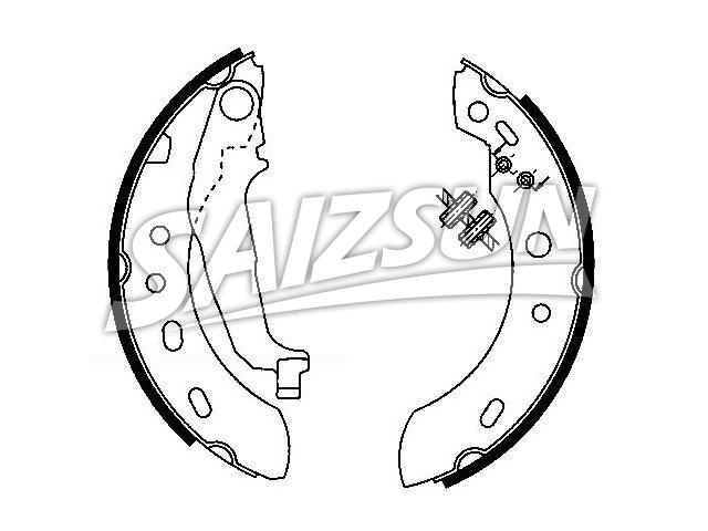 Brake Shoe Set Brake Shoe Set:44060-6F625