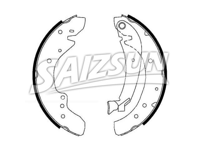Brake Shoe Set Brake Shoe Set:4241.2W