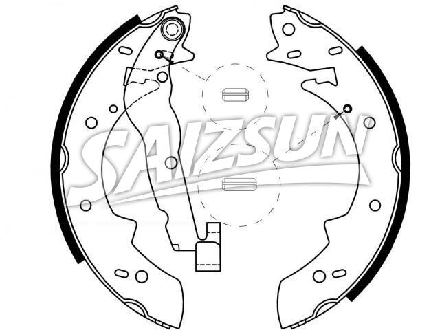 Brake Shoe Set Brake Shoe Set:4238.05