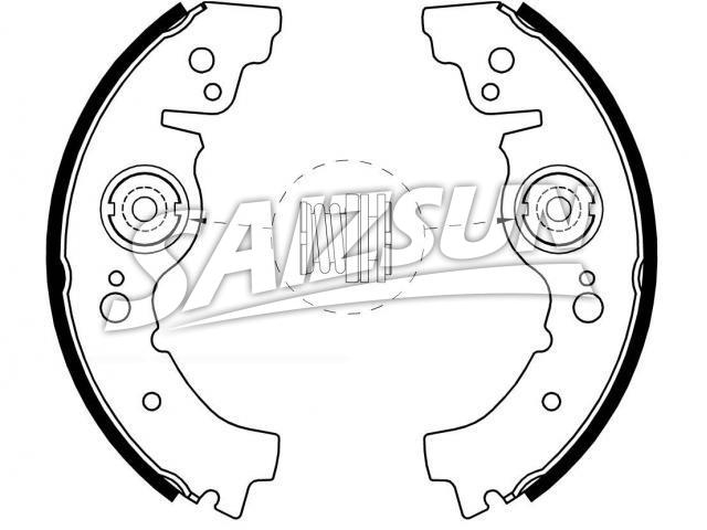 Brake Shoe Set Brake Shoe Set:21033502081