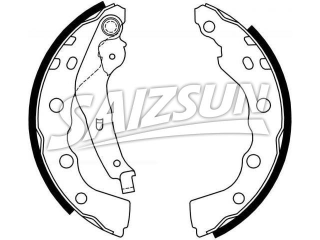 Brake Shoe Set Brake Shoe Set:MR249796