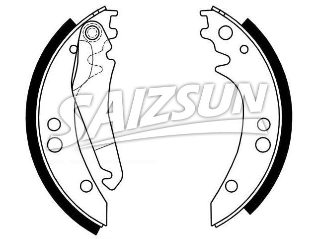 Brake Shoe Set Brake Shoe Set:601 430 06 22