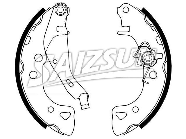 Brake Shoe Set Brake Shoe Set:4241.E7