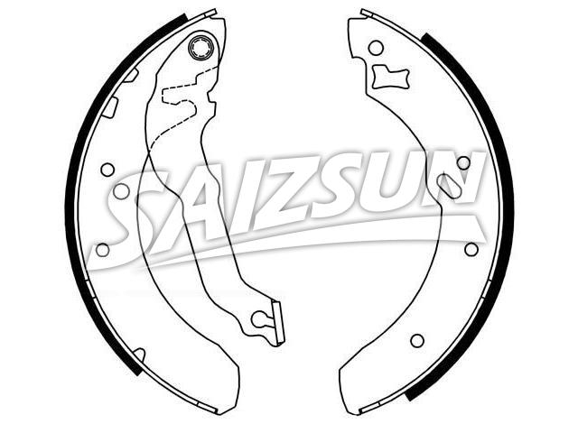Brake Shoe Set Brake Shoe Set:1 638 304