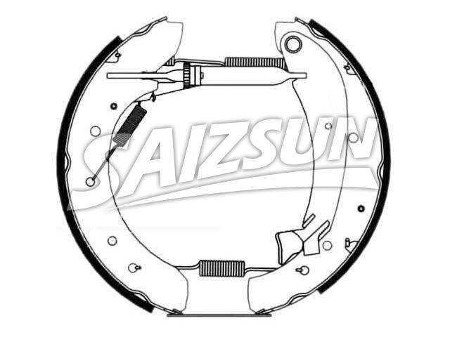Brake Shoe Set Brake Shoe Set:4241.4X