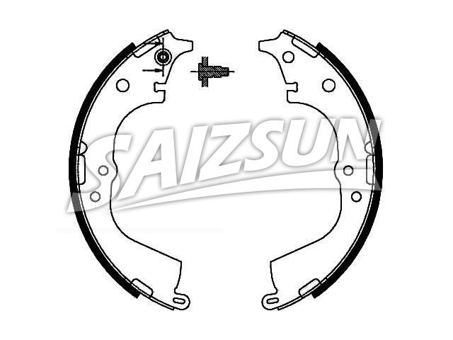 Brake Shoe Set Brake Shoe Set:04495-26180