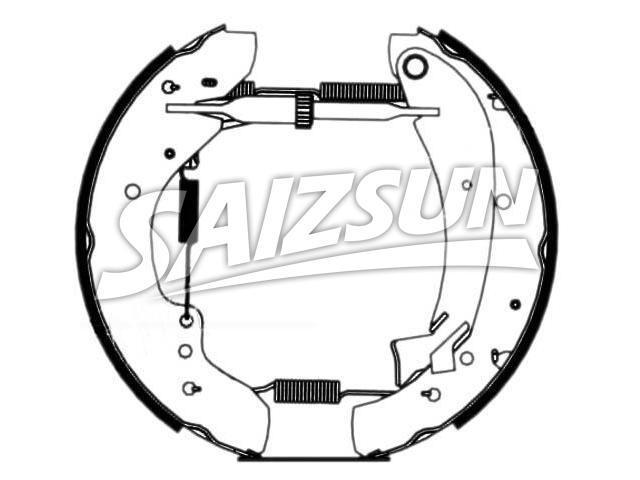 Brake Shoe Set Brake Shoe Set:4241.4W