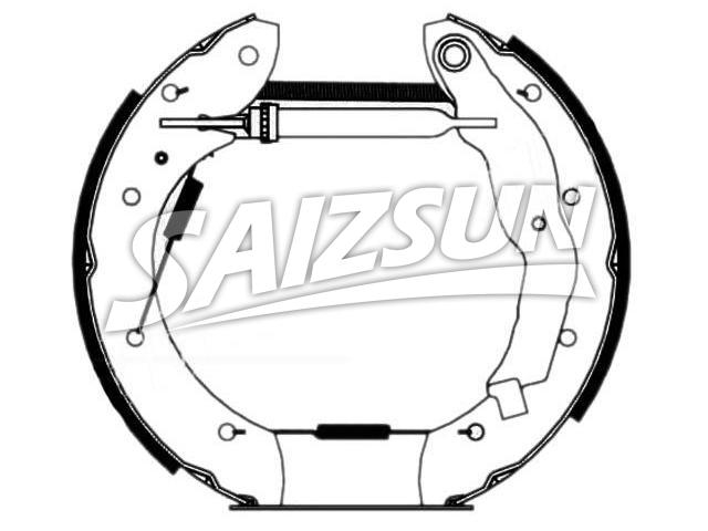 Brake Shoe Set Brake Shoe Set:77 01 205 307