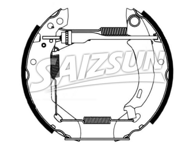 Brake Shoe Set Brake Shoe Set:4241.7F