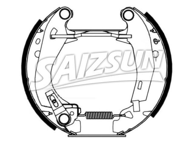 Brake Shoe Set Brake Shoe Set:4241.6L