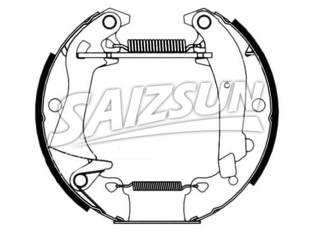 Brake Shoe Set Brake Shoe Set:4241.5T