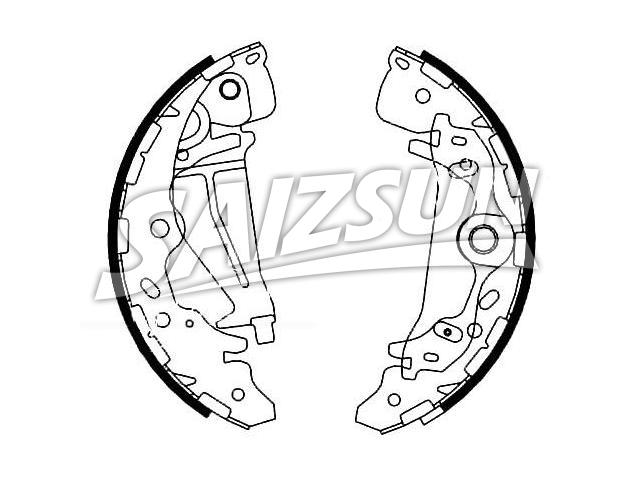 Brake Shoe Set Brake Shoe Set:0K58A-26-38Z