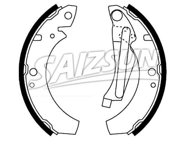 Brake Shoe Set Brake Shoe Set:171 609 537 B