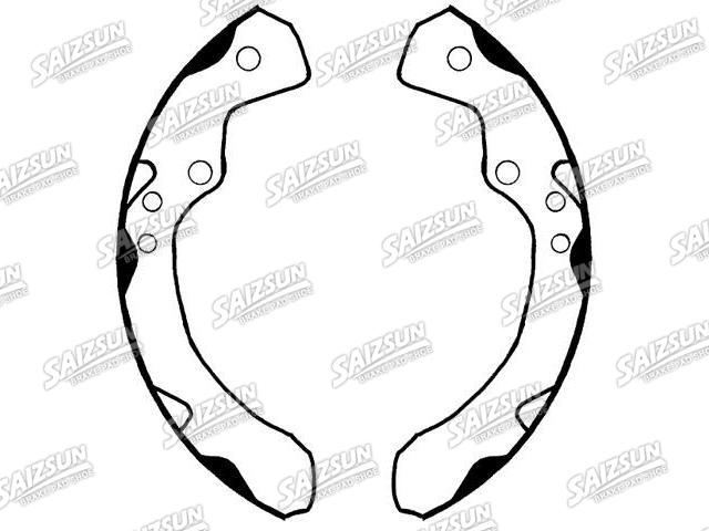 Zapata de freno Brake Shoe Set:8080-397