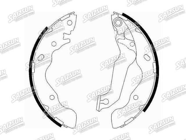 Zapata de freno Brake Shoe Set:58305-29A10