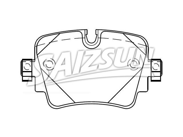 тормозная кладка Brake Pad Set:T2R7945