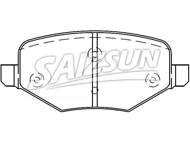 тормозная кладка Brake Pad Set:DG1Z-2200-E