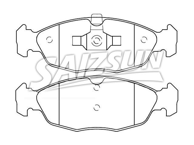 тормозная кладка Brake Pad Set:94668215