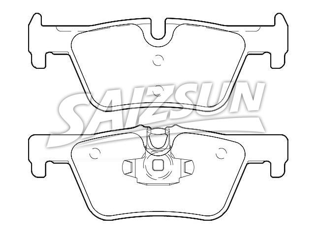 тормозная кладка Brake Pad Set:34 21 6 850 569