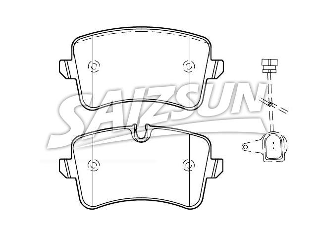 Brake Pad Set:4G0 698 451 A