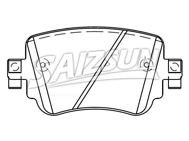 Brake Pad Set:5Q0 698 451 B