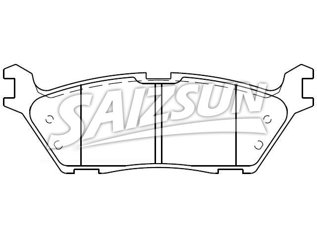 Brake Pad Set:FL3Z-2200-A