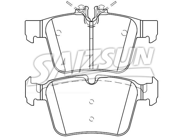 Brake Pad Set:008 420 14 20