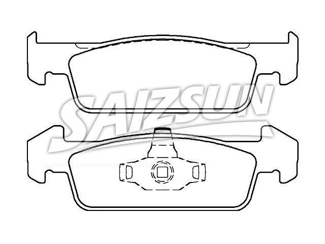 Brake Pad Set:41 06 096 46R