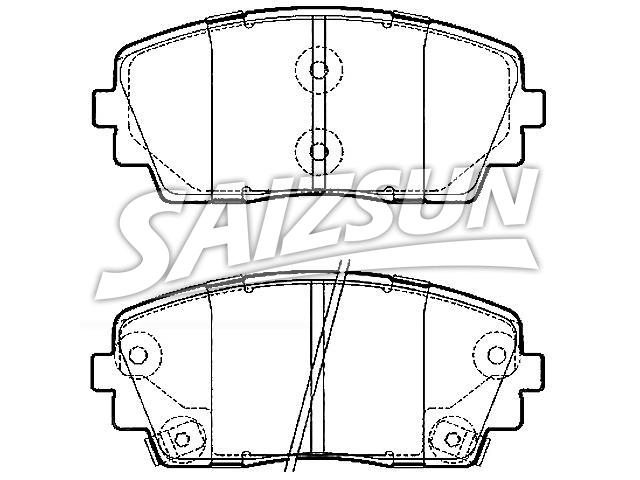 Brake Pad Set:58101-1YA00