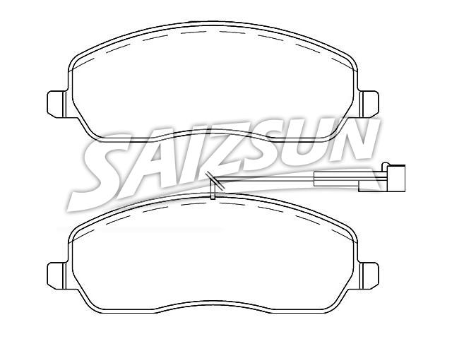 Pastillas de freno Brake Pad Set:77362142