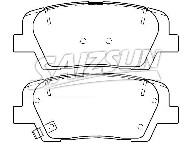 Brake Pad Set:58302-C6A00