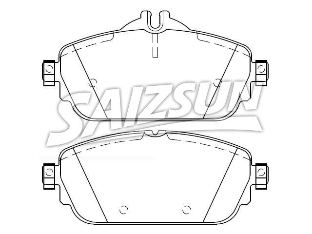 тормозная кладка Brake Pad Set:000 420 87 00