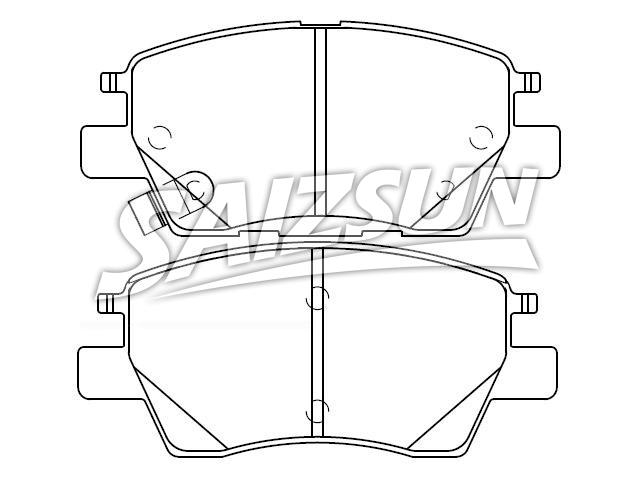 тормозная кладка Brake Pad Set:23286272