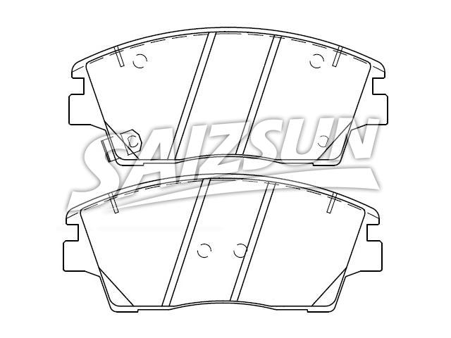 тормозная кладка Brake Pad Set:58101-D3A00