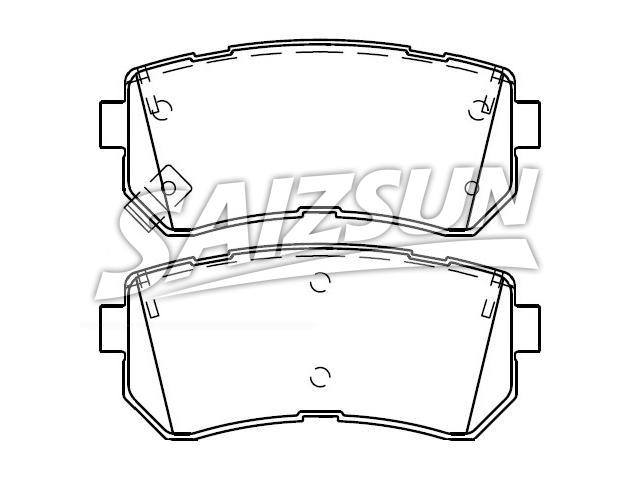 тормозная кладка Brake Pad Set:58302-C1A15